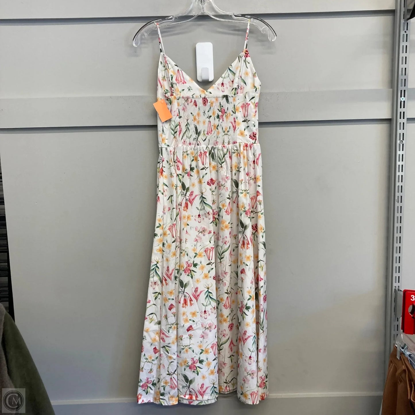 Dress Casual Midi By H&m In Floral Print, Size: Xs