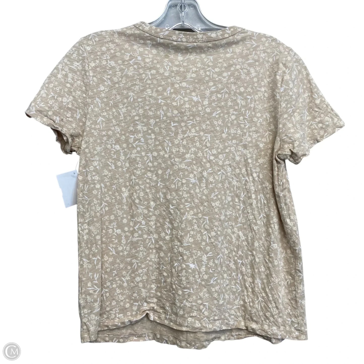 Top Short Sleeve Basic By Old Navy In Floral Print, Size: Xs