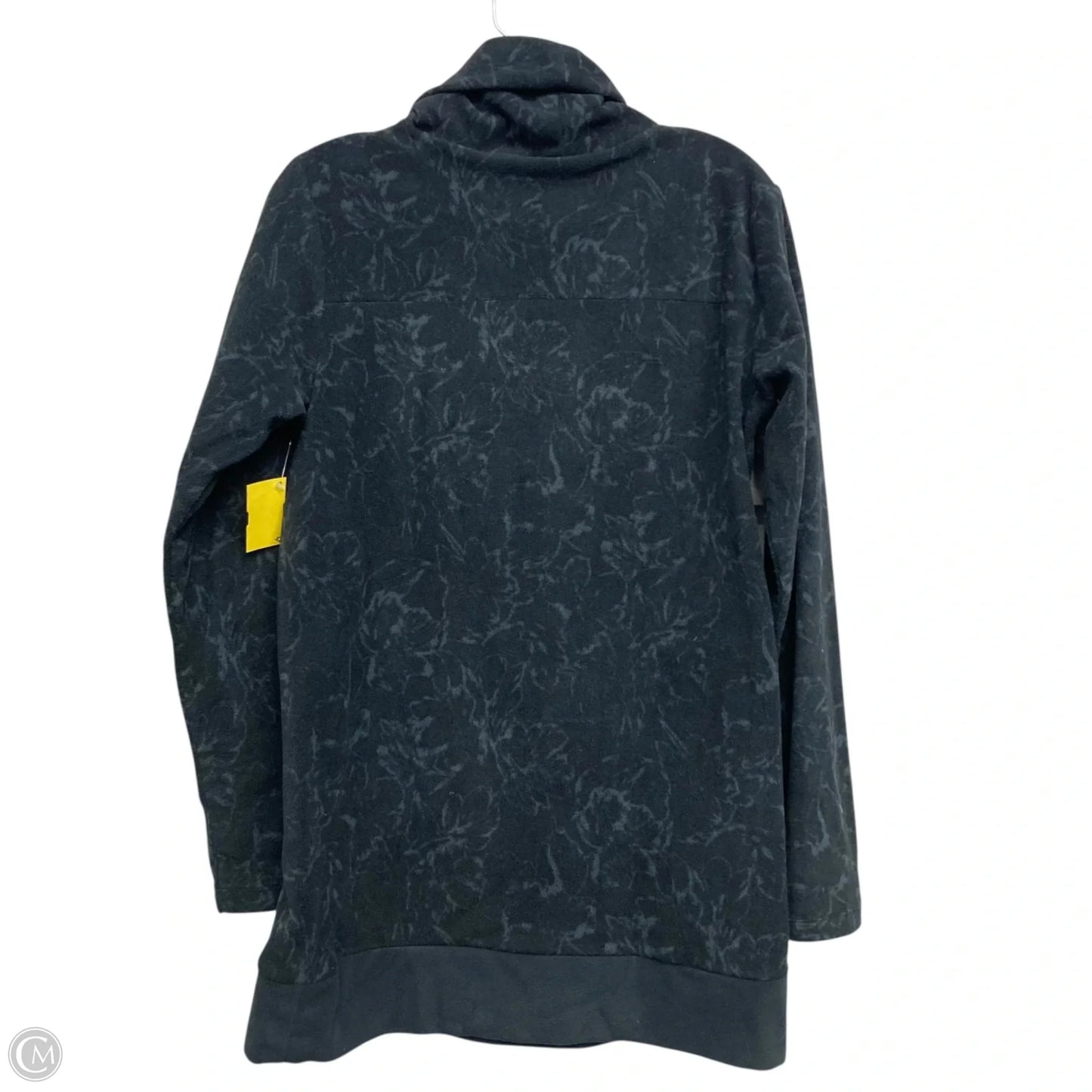 Athletic Top Long Sleeve Collar By Columbia In Black, Size: S