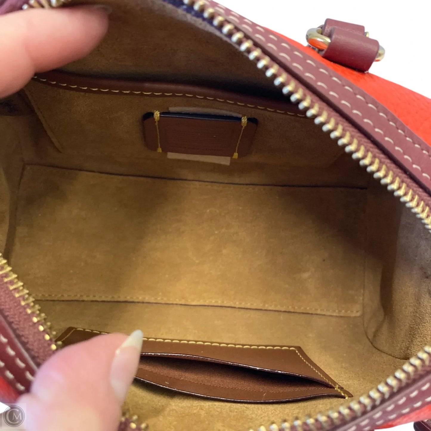 Crossbody Designer By Coach Rogue, Size: Small