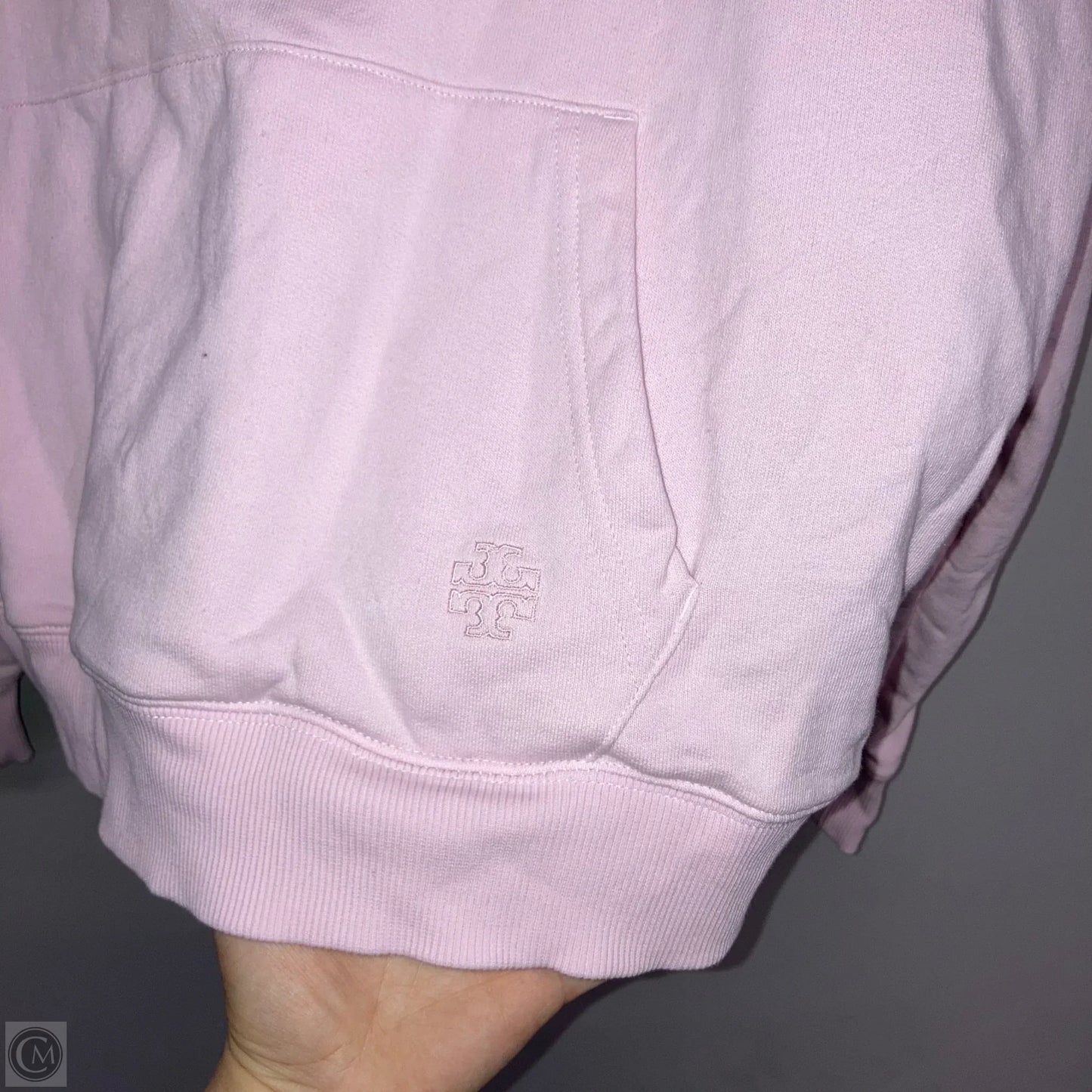 Sweatshirt Designer By Tory Burch In Pink, Size: Xl