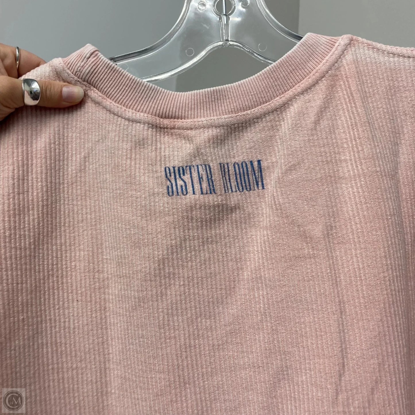 Sweatshirt Crewneck By Sister Bloom In Pink, Size: L