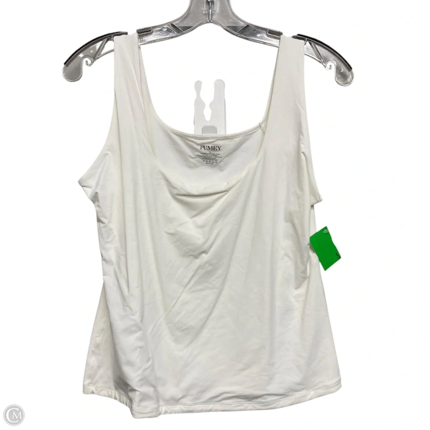 Athletic Tank Top By Pumiey In White, Size: Xl