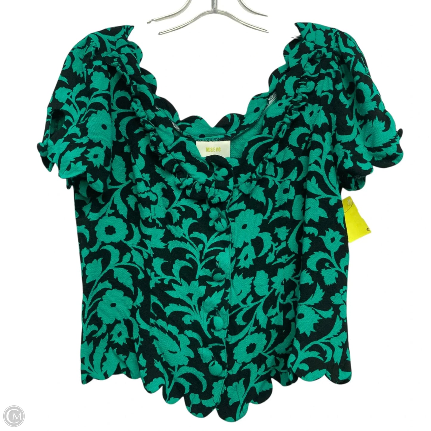 Top SS By Maeve In Green, Size: M