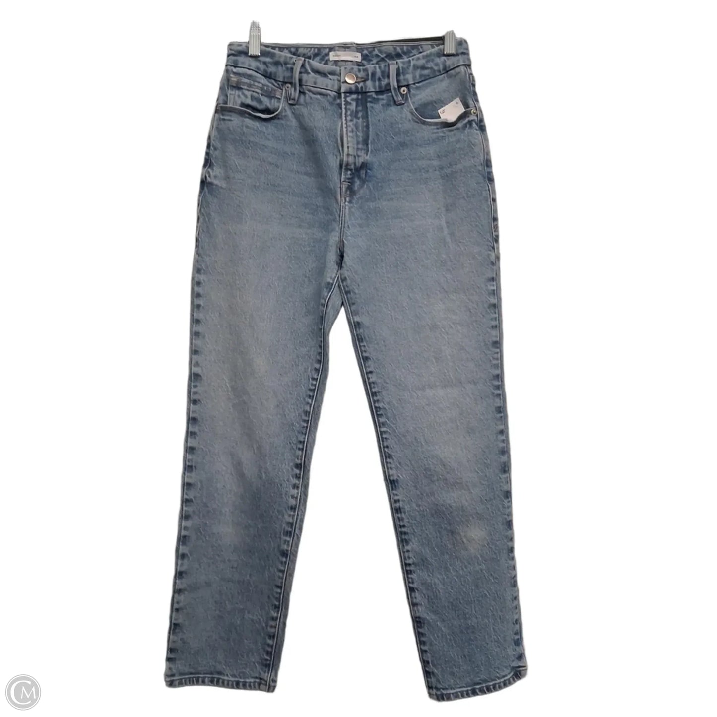 Jeans Straight By Good American In Blue Denim, Size: 2