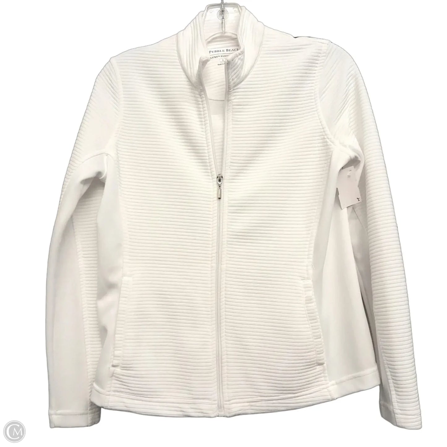 Jacket Other By Pebble Beach In White, Size: S