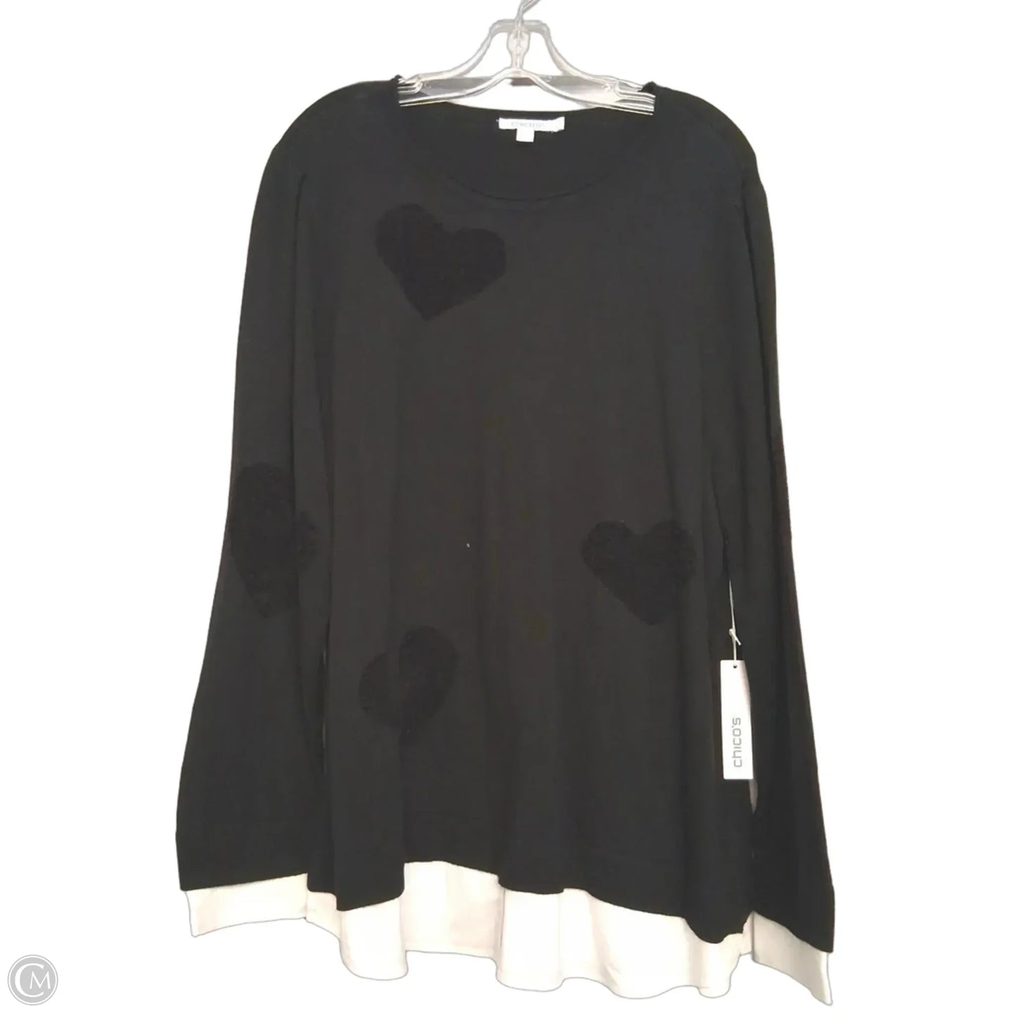 Sweater By Chicos In Black, Size: Xl