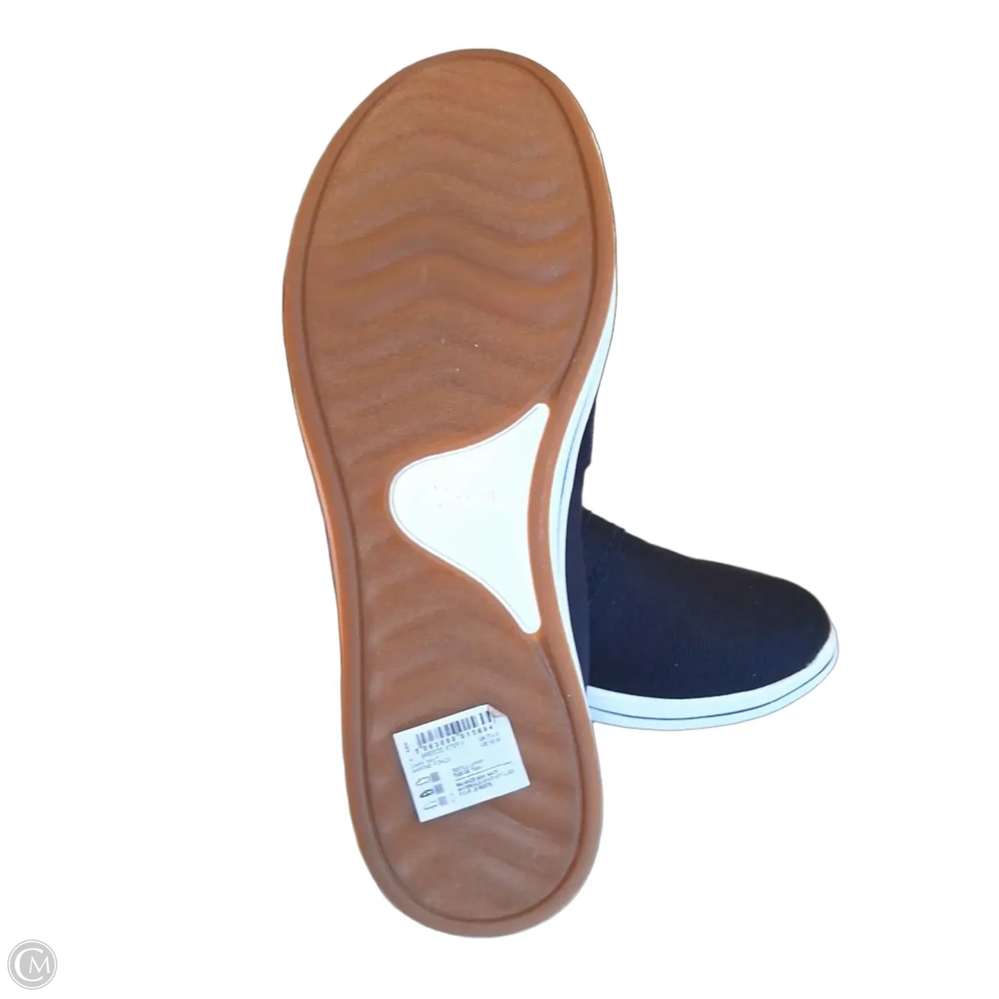 Shoes Flats By Clarks In Navy, Size: 10