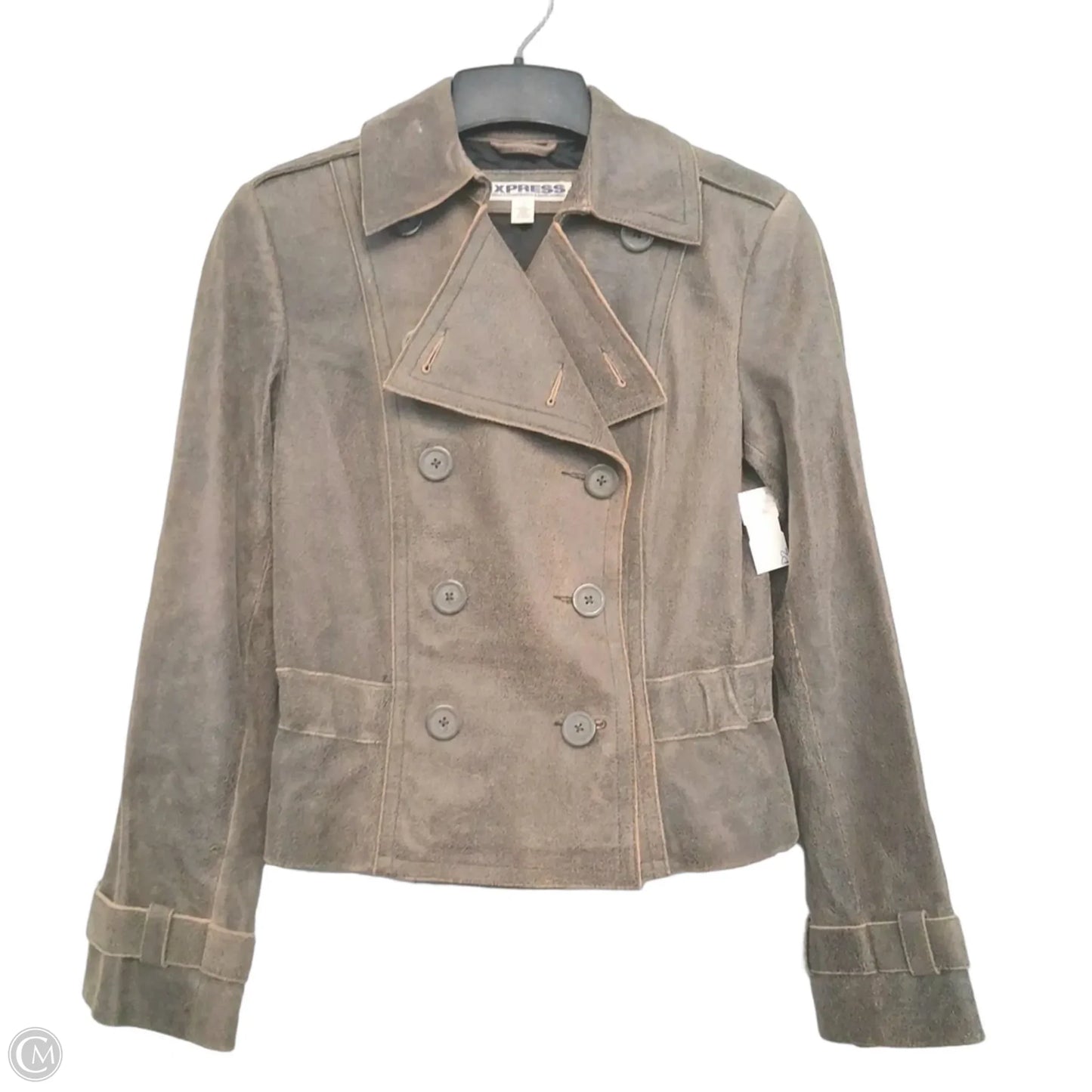 Jacket Other By Express In Grey, Size: S