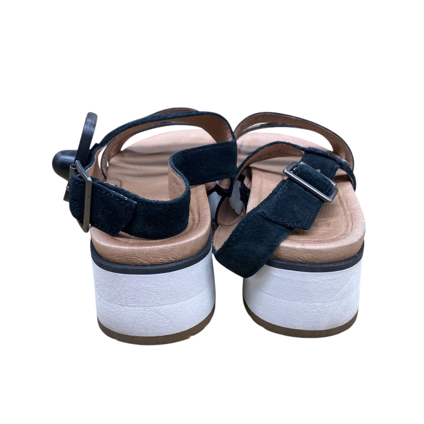 Sandals Designer By Ugg In Black & White, Size:6