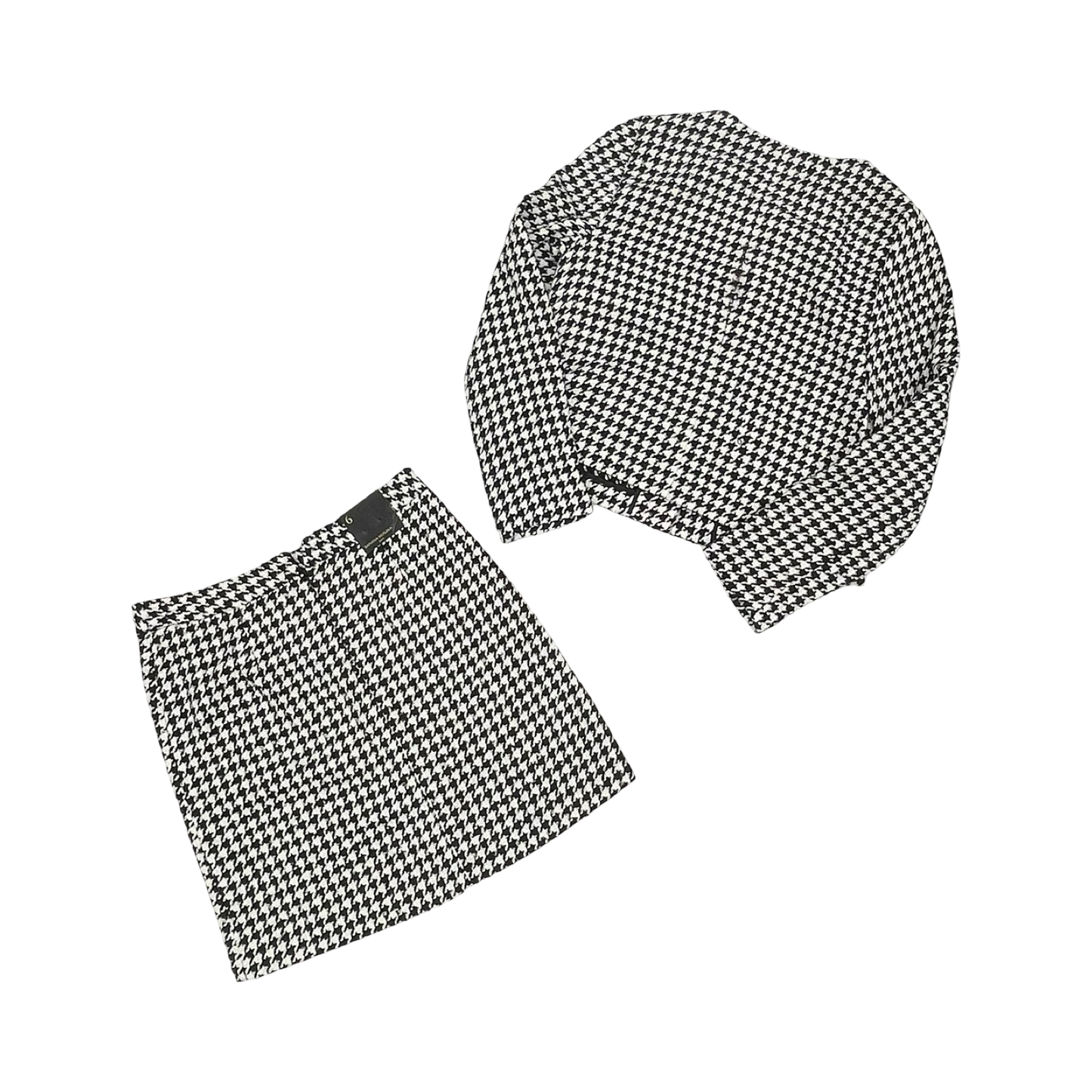 Skirt Suit 2Pc By Banana Republic In Black & White, Size:6