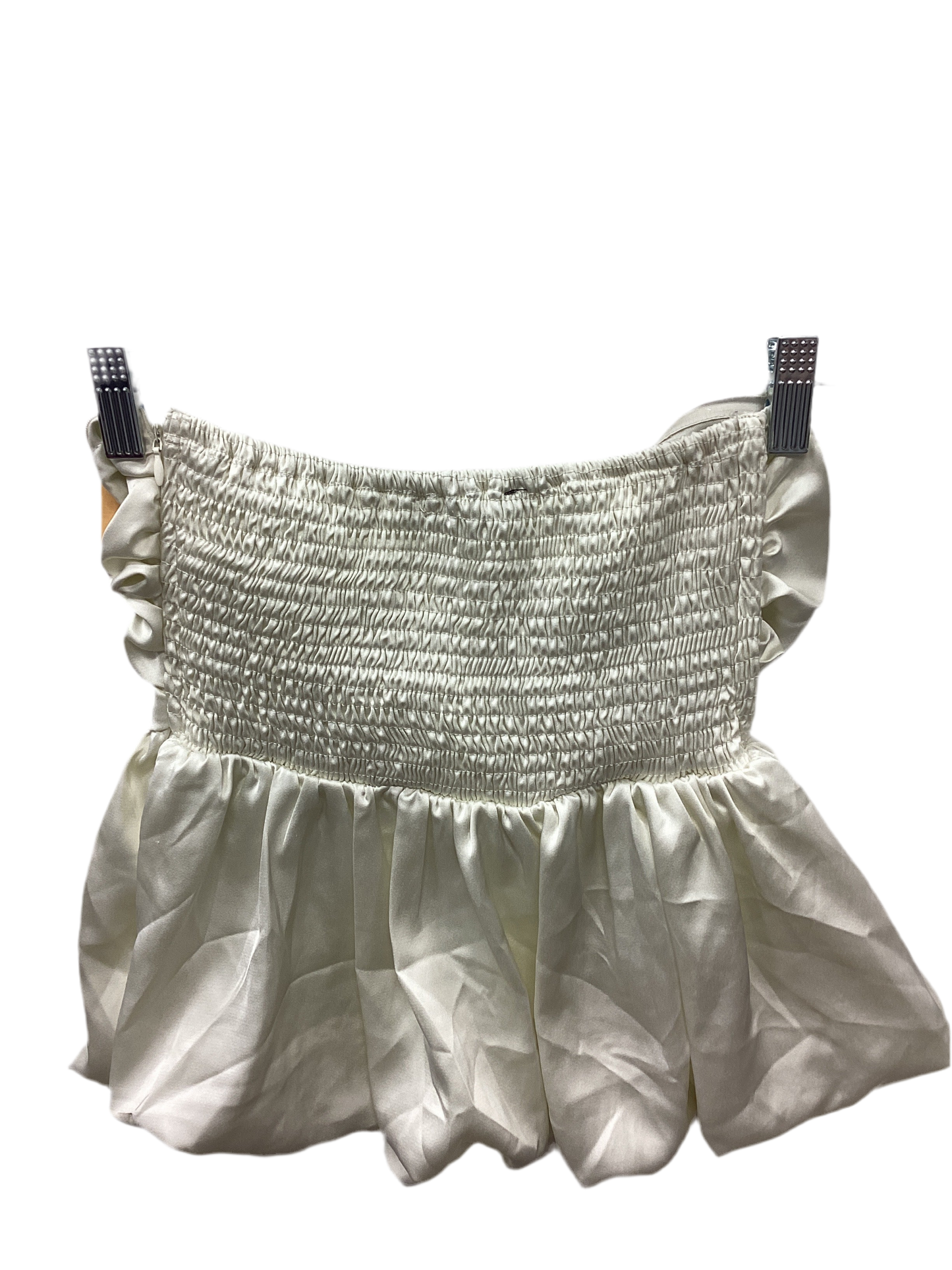 Top Sleeveless By Fore In Cream, Size:S