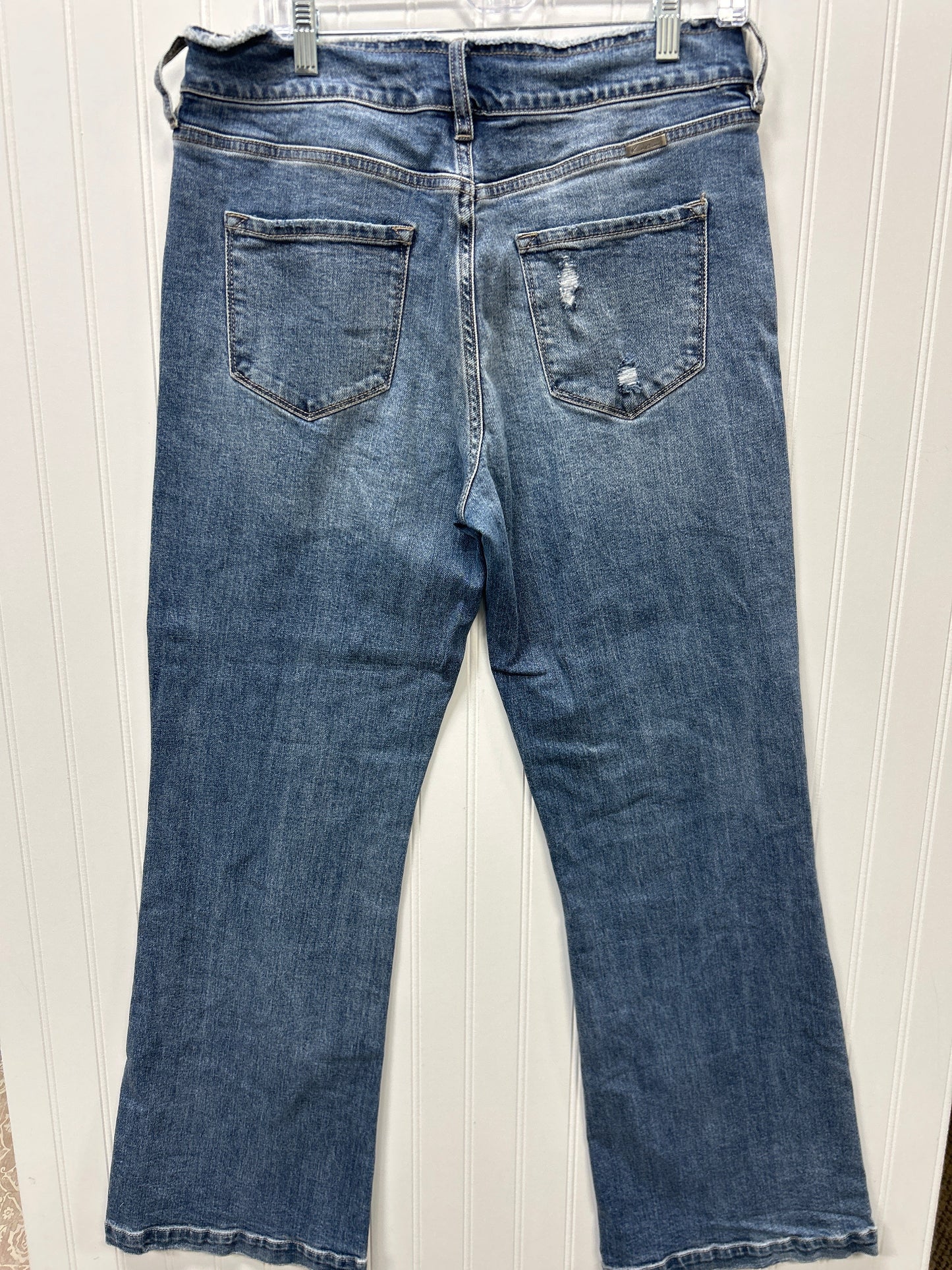 Jeans Boot Cut By Kancan In Blue Denim, Size:12