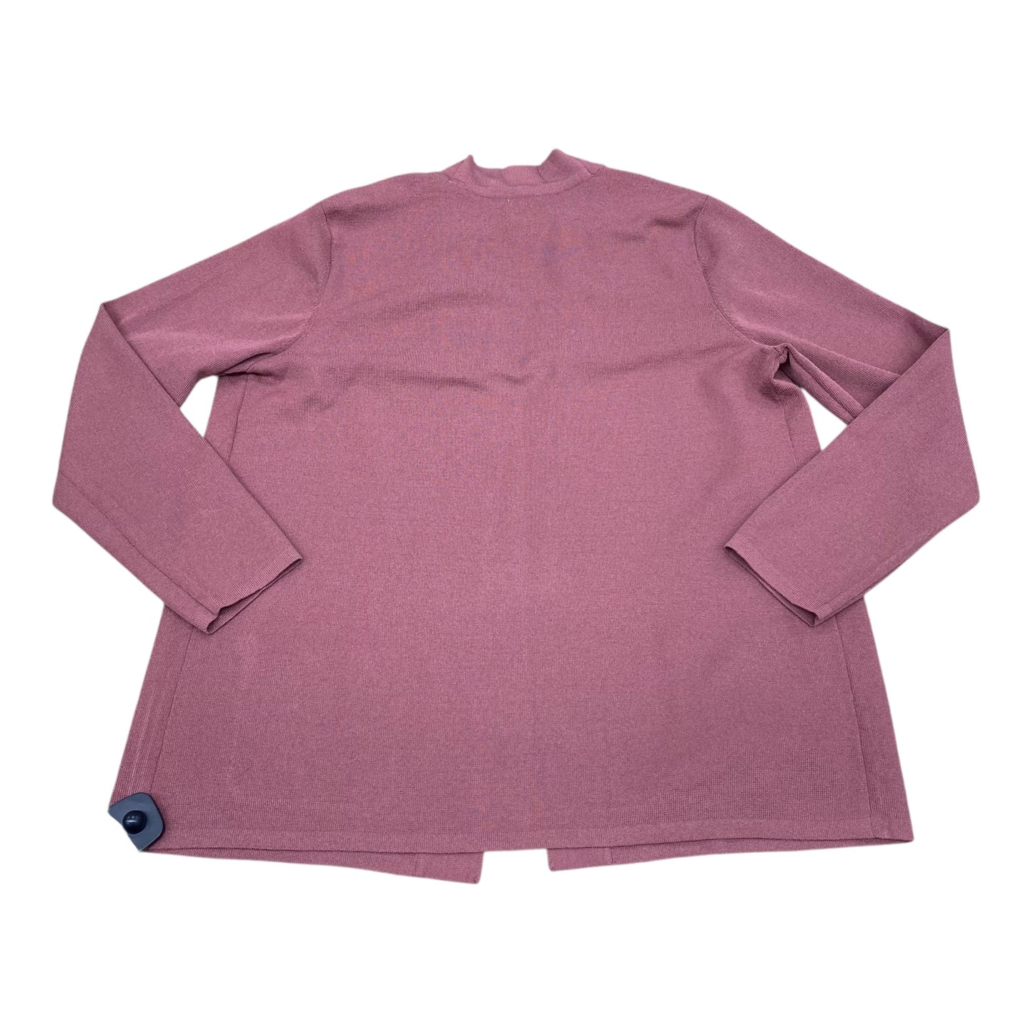 Sweater Cardigan By Anne Klein In Pink, Size:Lp