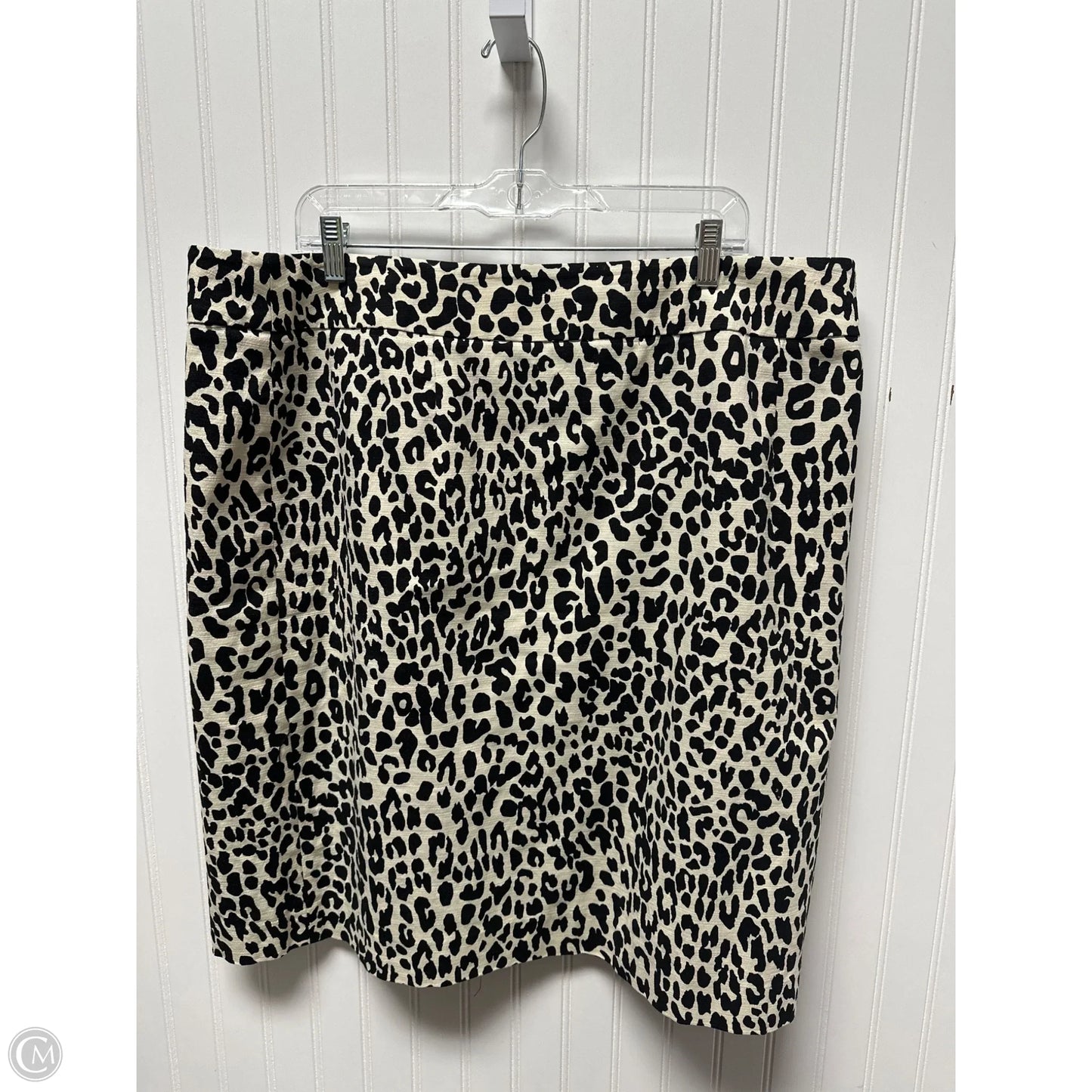 Skirt Midi By Calvin Klein In Animal Print, Size: 2x