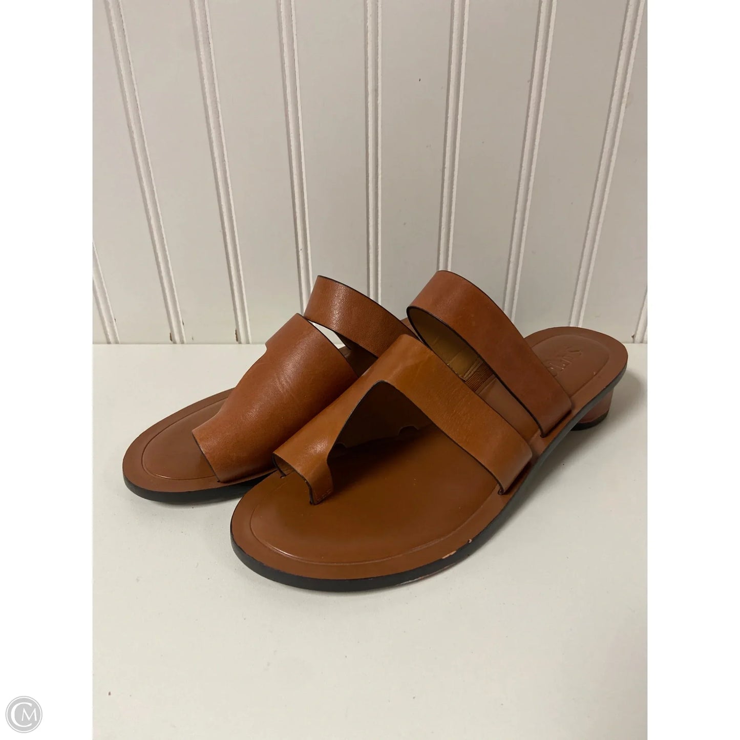 Sandals Flats By Franco Sarto In Brown, Size: 8.5