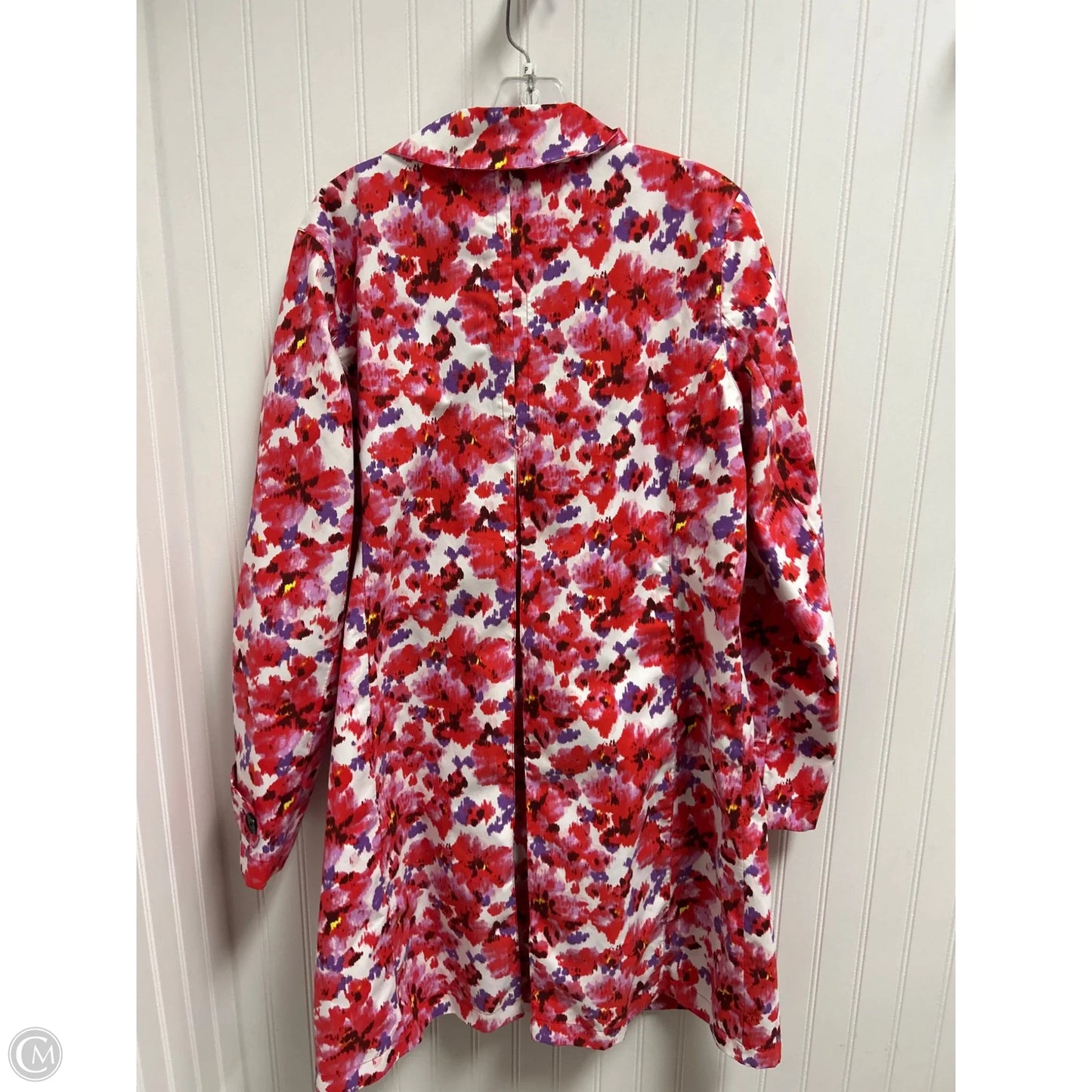 Coat Raincoat By Lands End In Multi-colored, Size: M