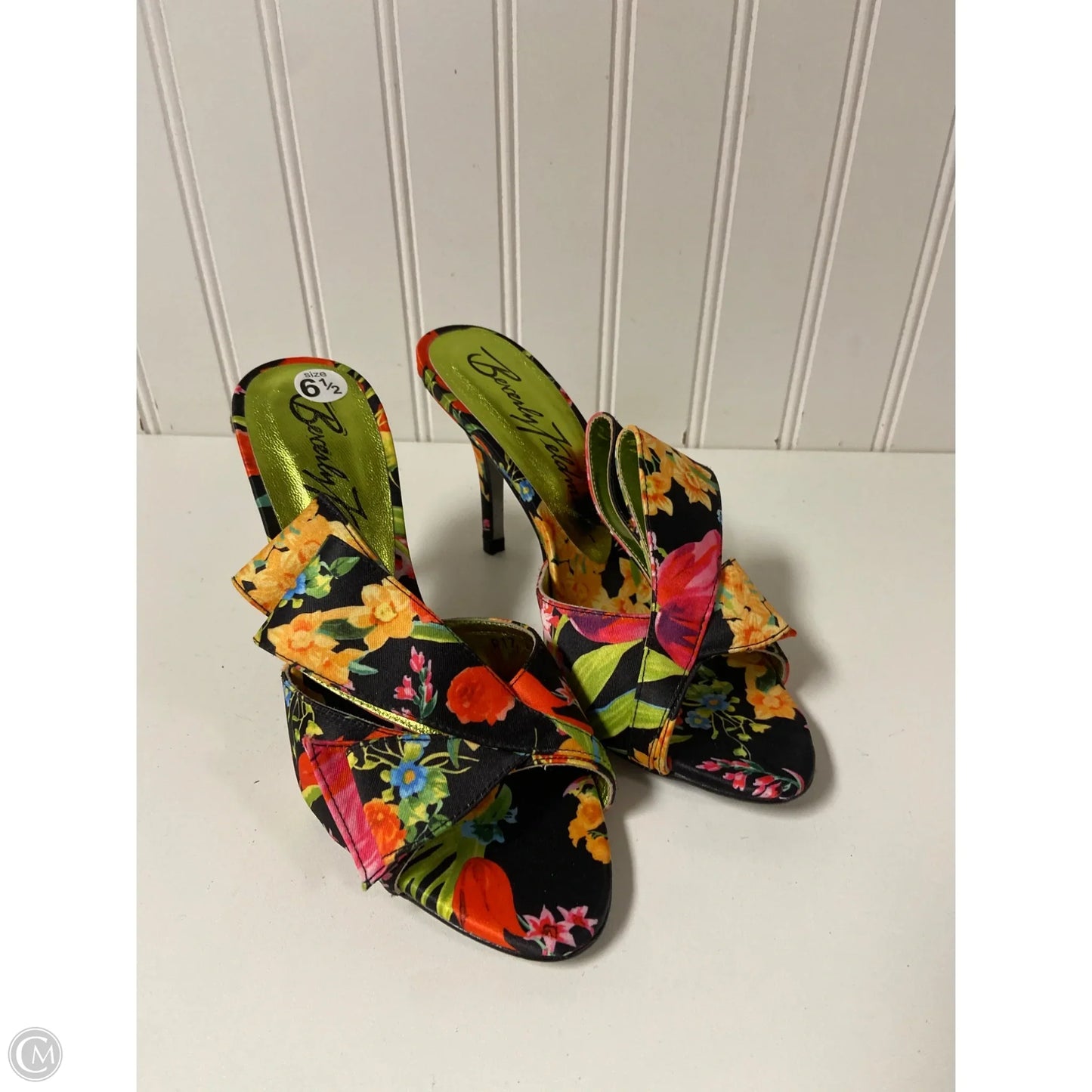 Sandals Heels Stiletto By Clothes Mentor In Multi-colored, Size: 6.5