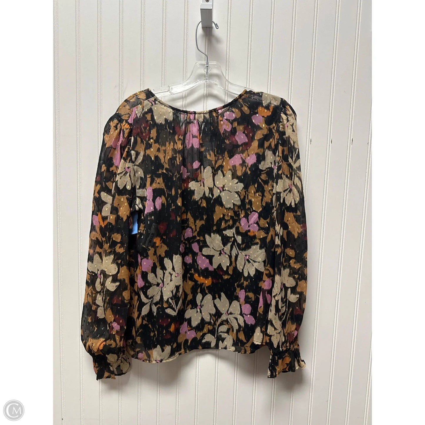 Top 2pc Long Sleeve By Loft In Multi-colored, Size: L