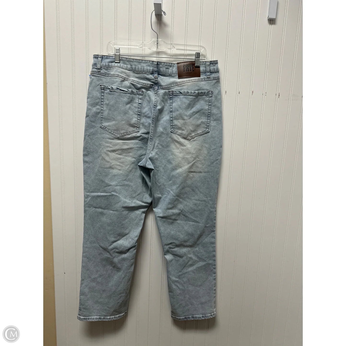 Jeans Designer By Frye In Blue Denim, Size: 14