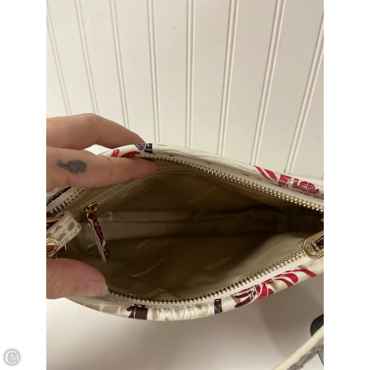 Handbag Designer By Brahmin, Size: Small