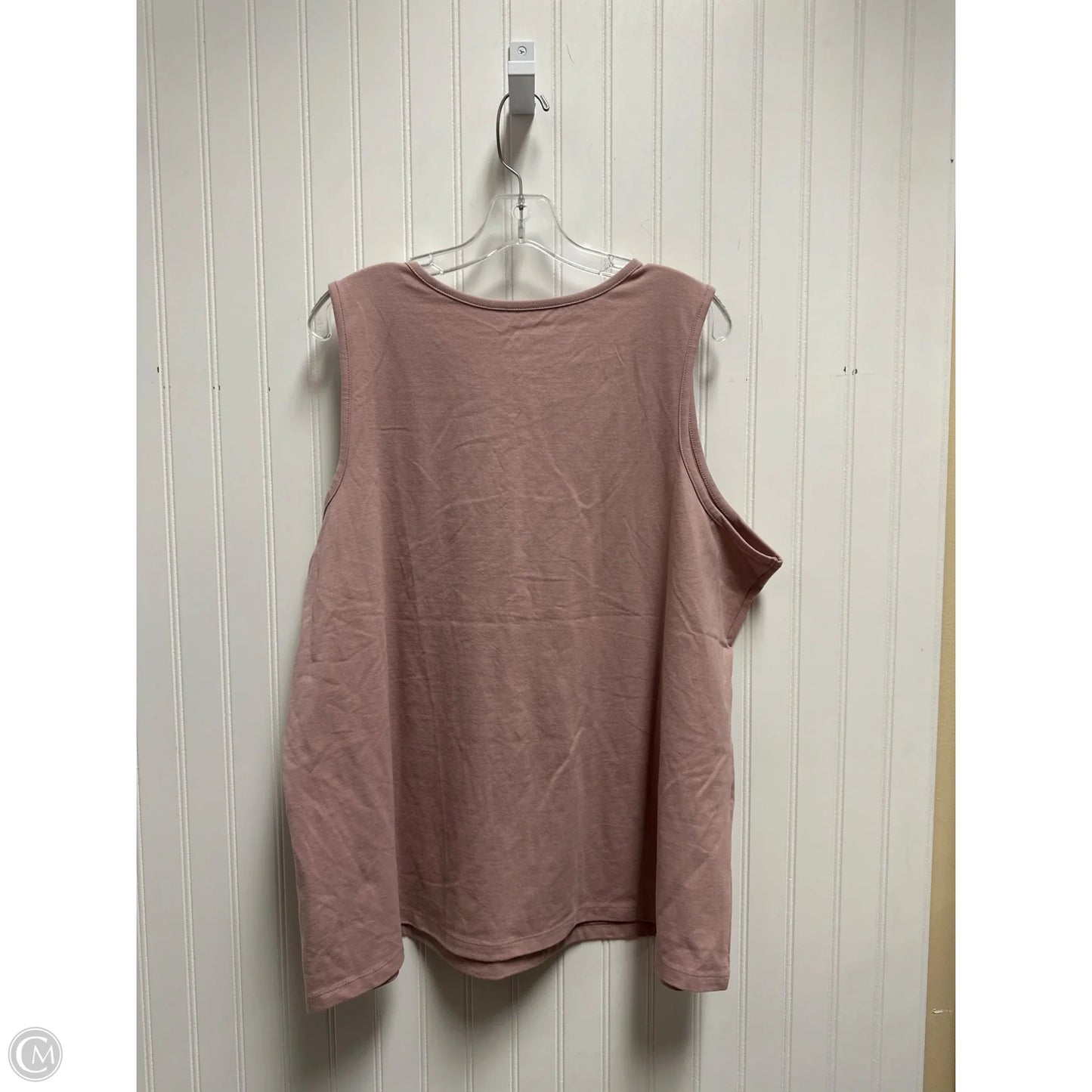 Tank Top By D&co. In Mauve, Size: 2x