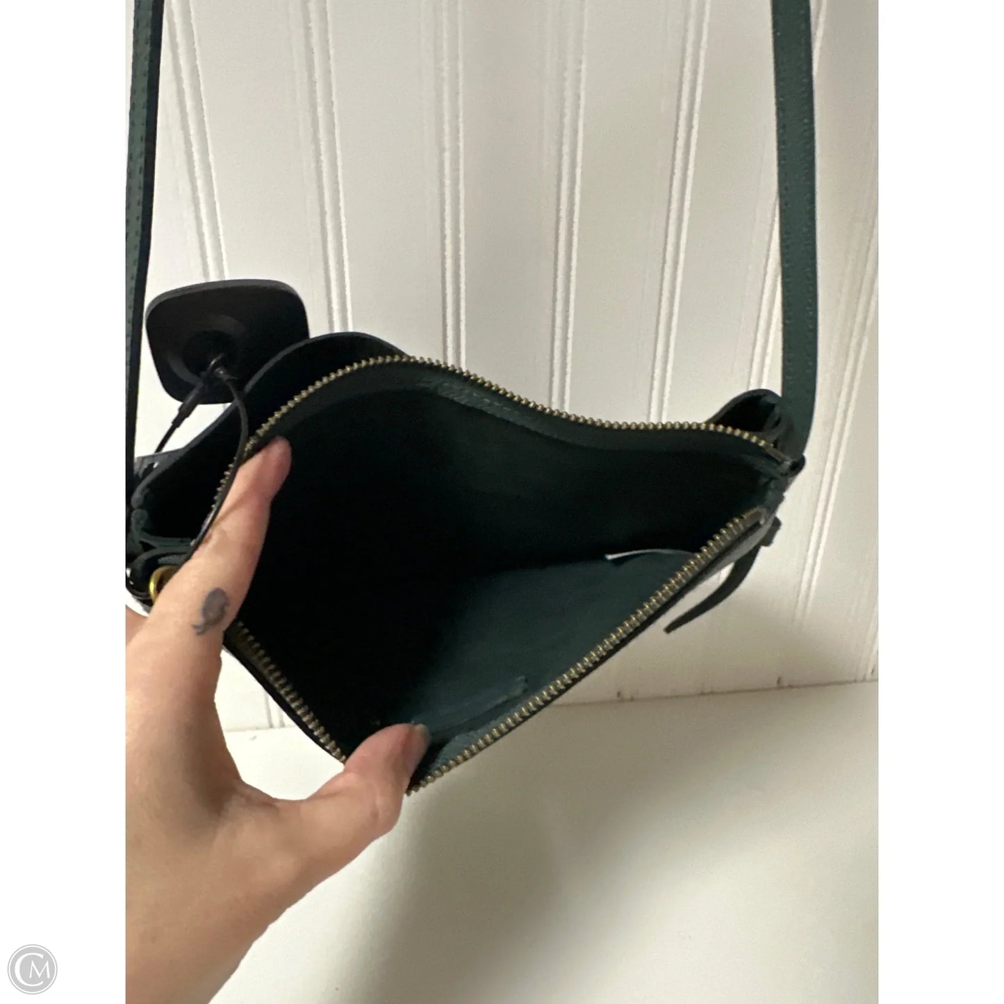 Handbag Leather By Madewell, Size: Small