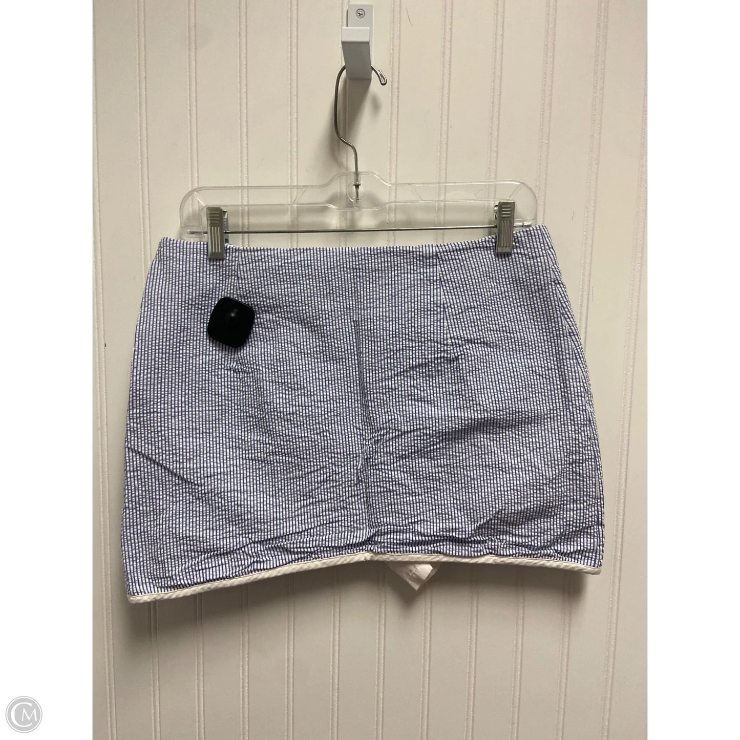 Skort Designer By Lilly Pulitzer In Blue & White, Size: M