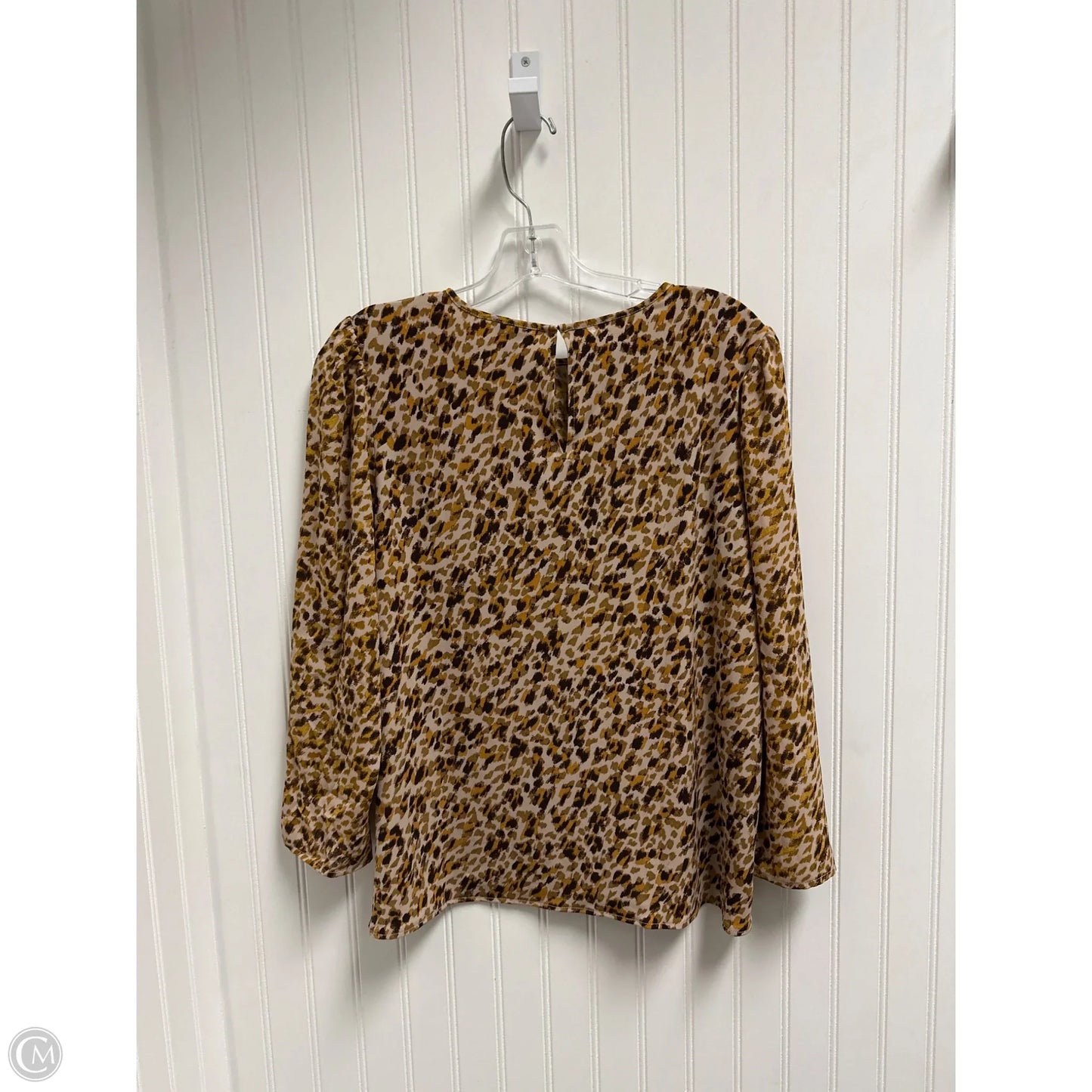 Top Long Sleeve By Ann Taylor In Pink, Size: M