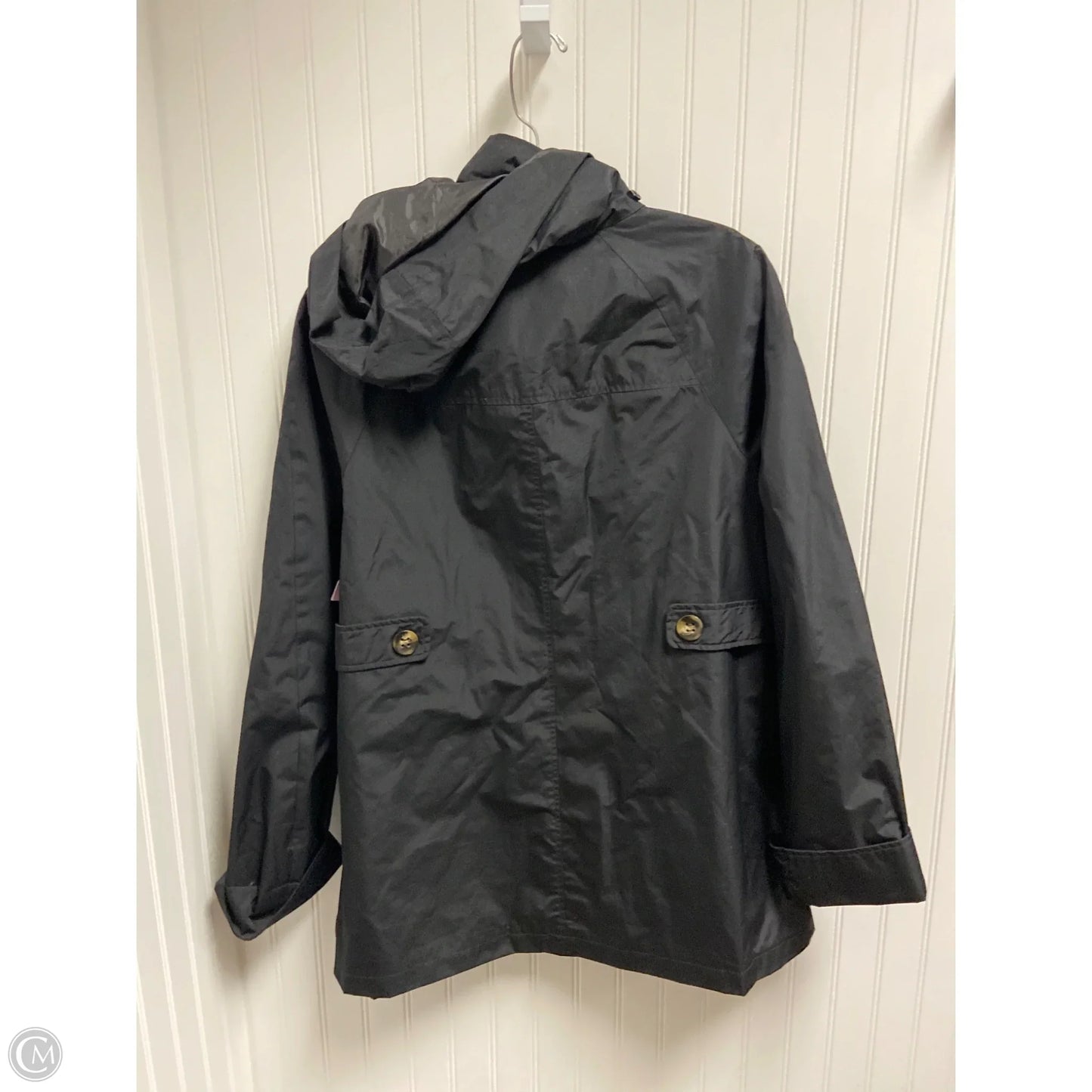 Coat Raincoat By White Stag In Black, Size: L