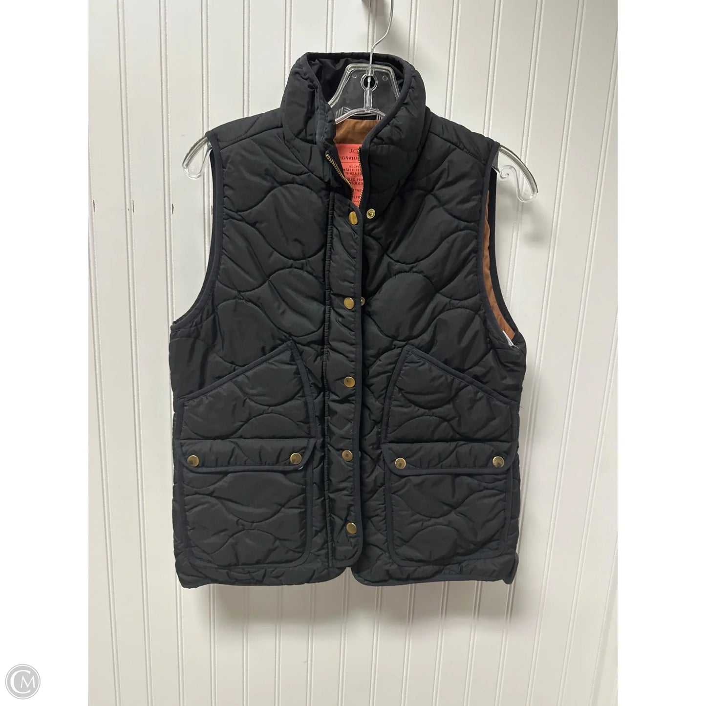 Vest Puffer & Quilted By J. Crew In Black, Size: S