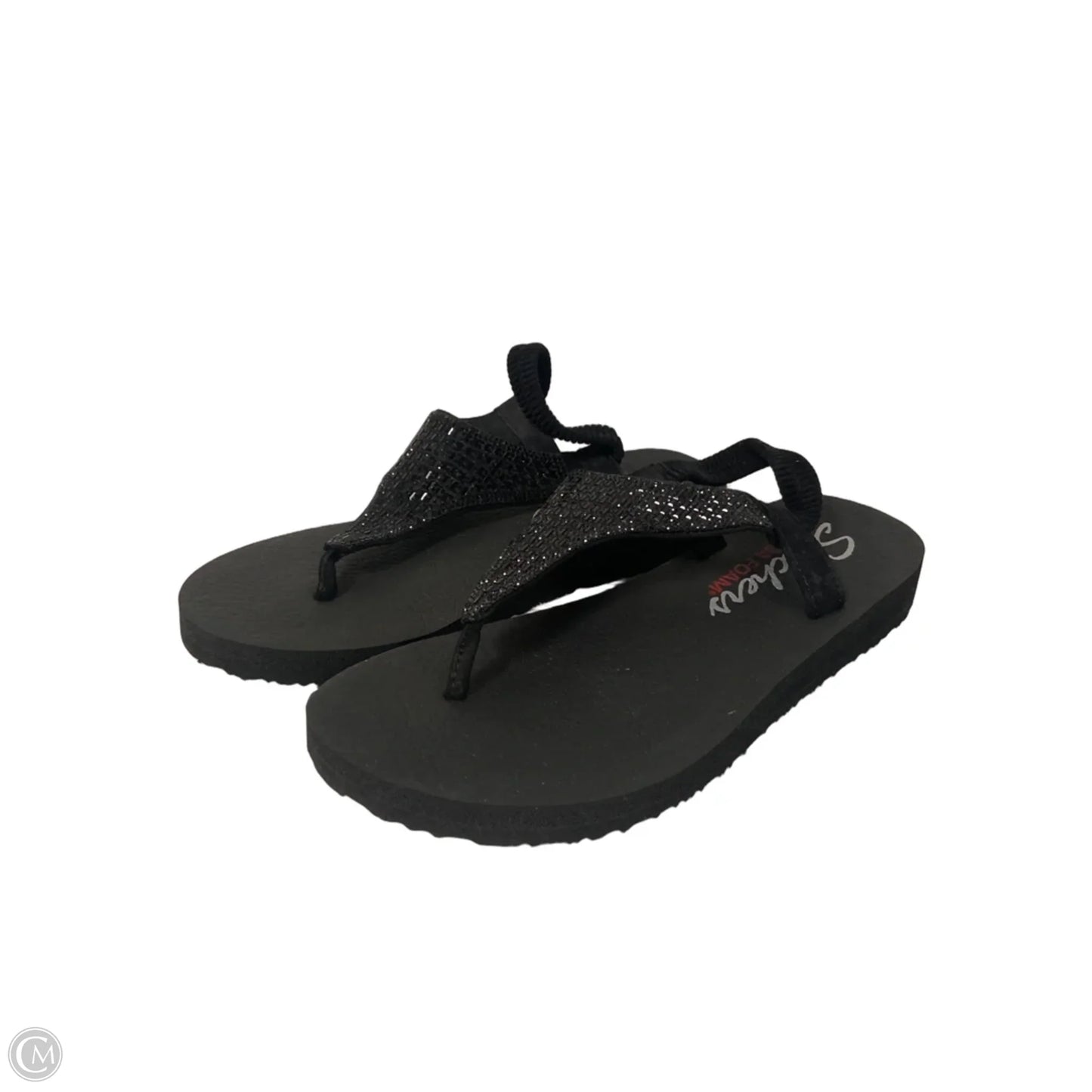Sandals Flats By Skechers In Black, Size: 7