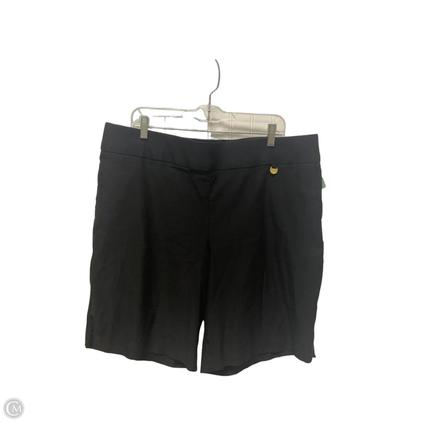 Shorts By Ellen Tracy In Black, Size: 1x