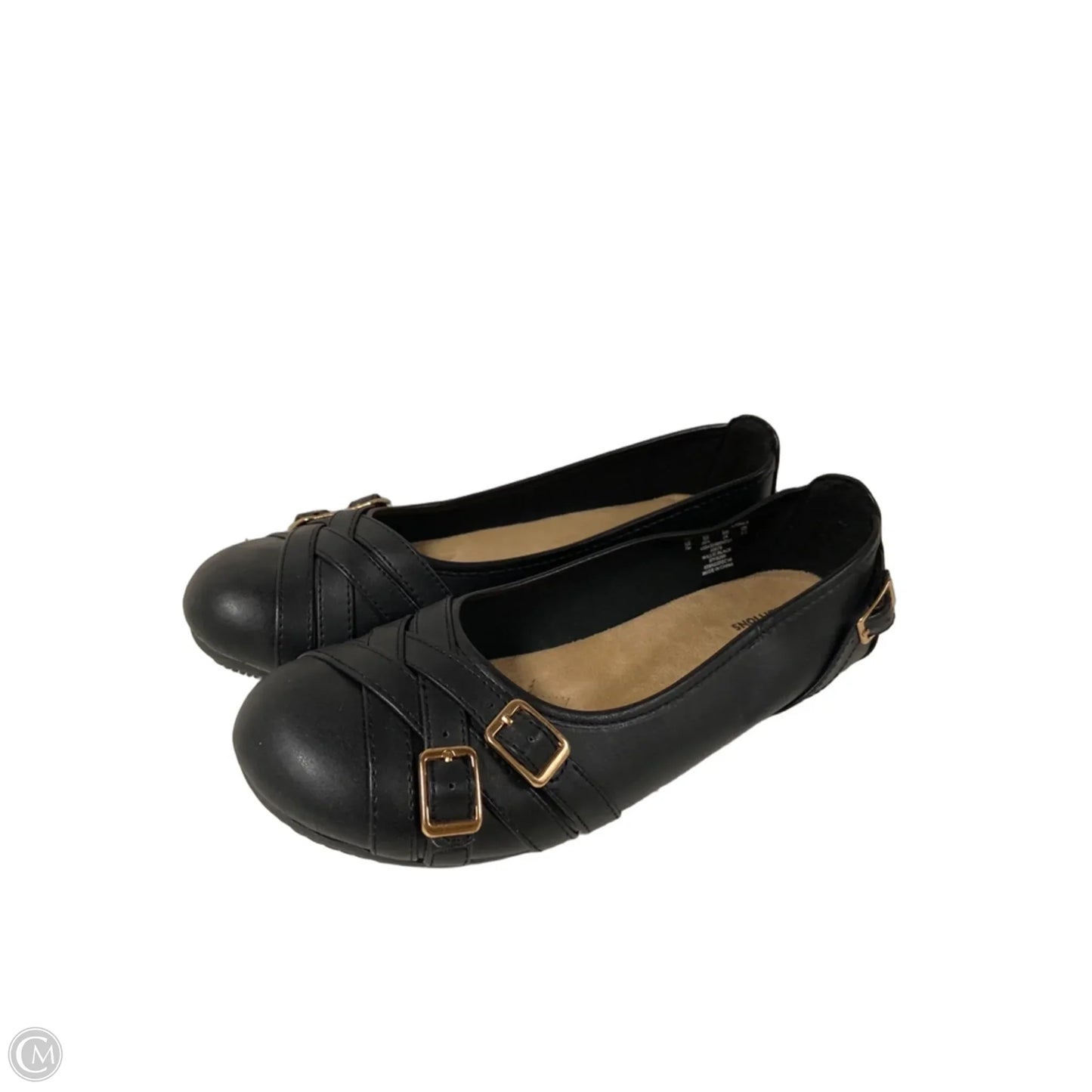 Shoes Flats By Basic Editions In Black, Size: 7