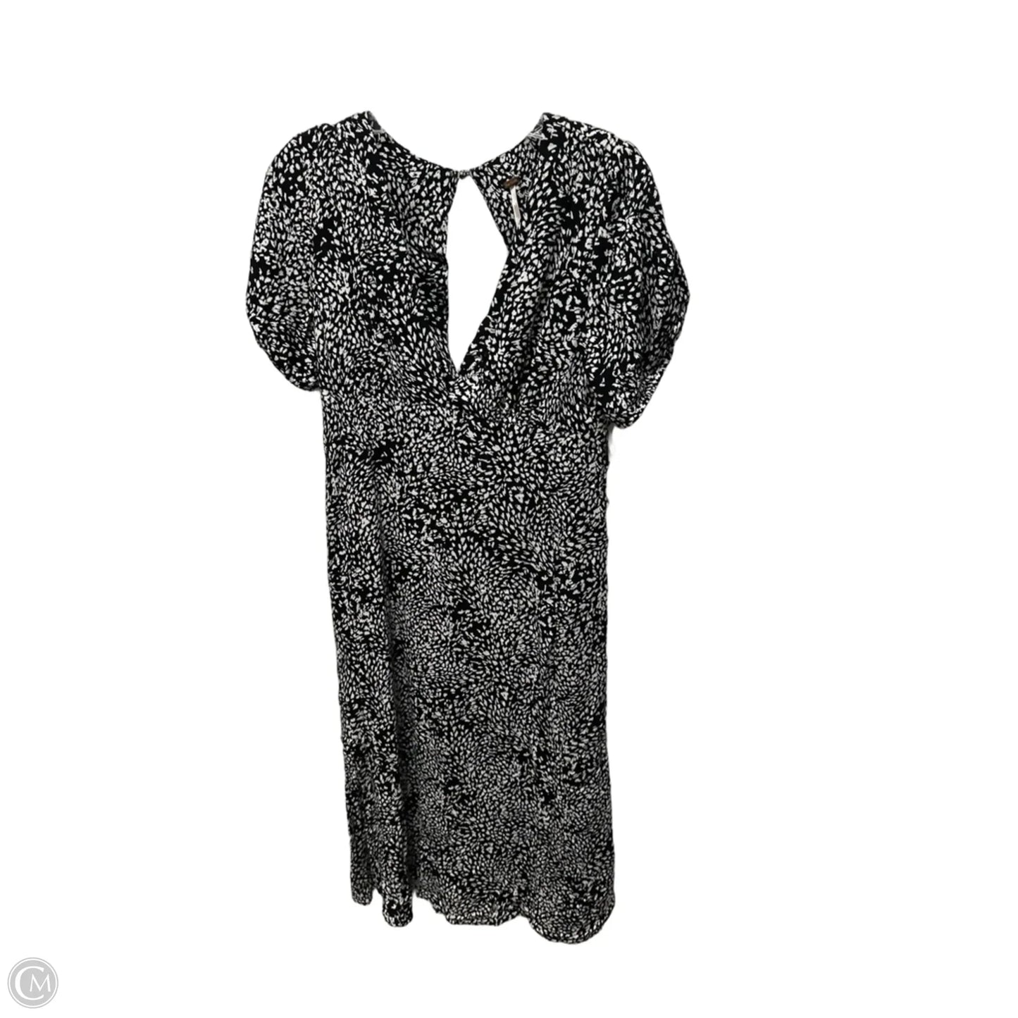 Dress Casual Maxi By Free People In Black & White, Size: Xs