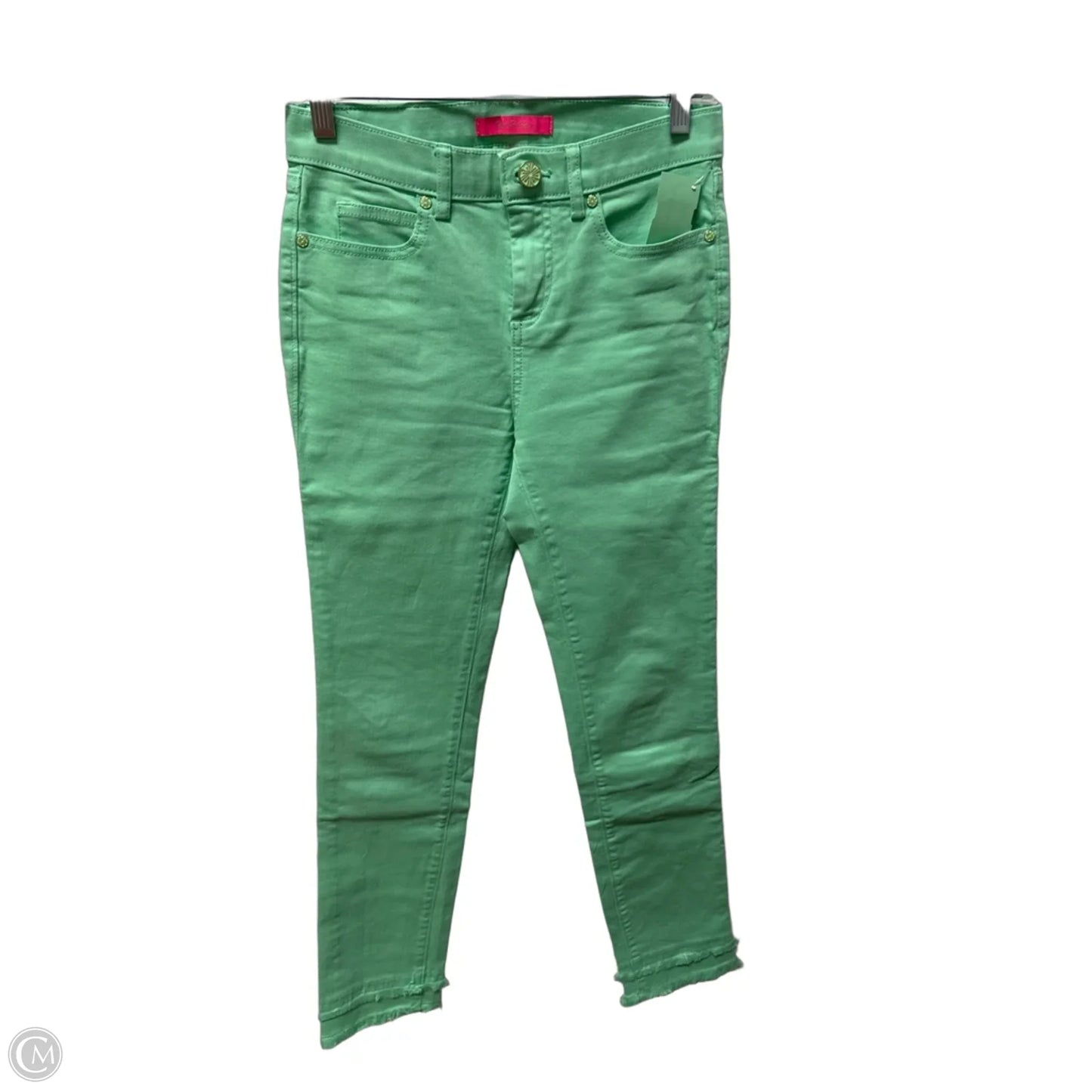 Jeans Designer By Lilly Pulitzer In Green, Size: 0