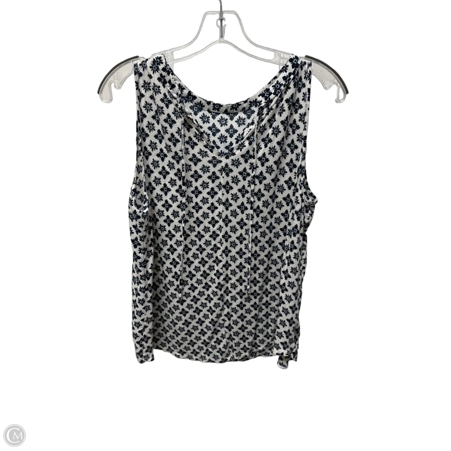 Top Sleeveless By Loft In White, Size: M