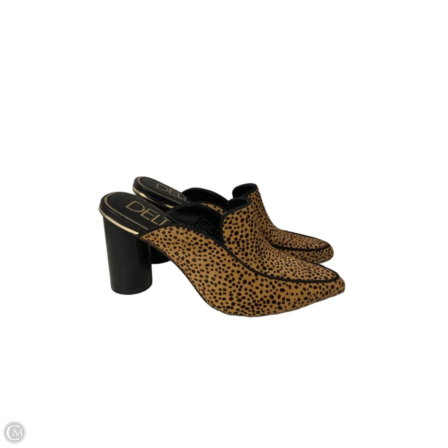 Shoes Heels Block By Clothes Mentor In Leopard Print, Size: 8