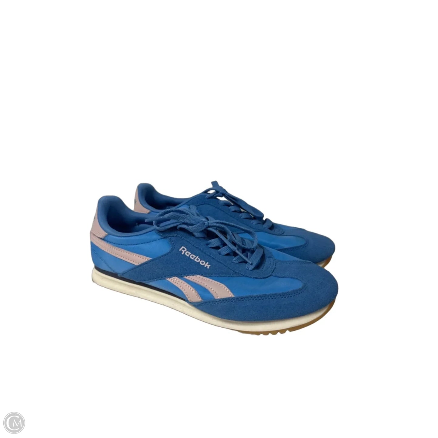 Shoes Sneakers By Reebok In Blue & Pink, Size: 8
