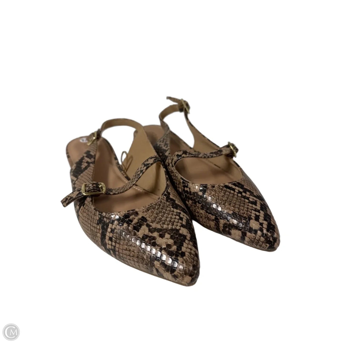 Shoes Flats By Old Navy In Snakeskin Print, Size: 7.5