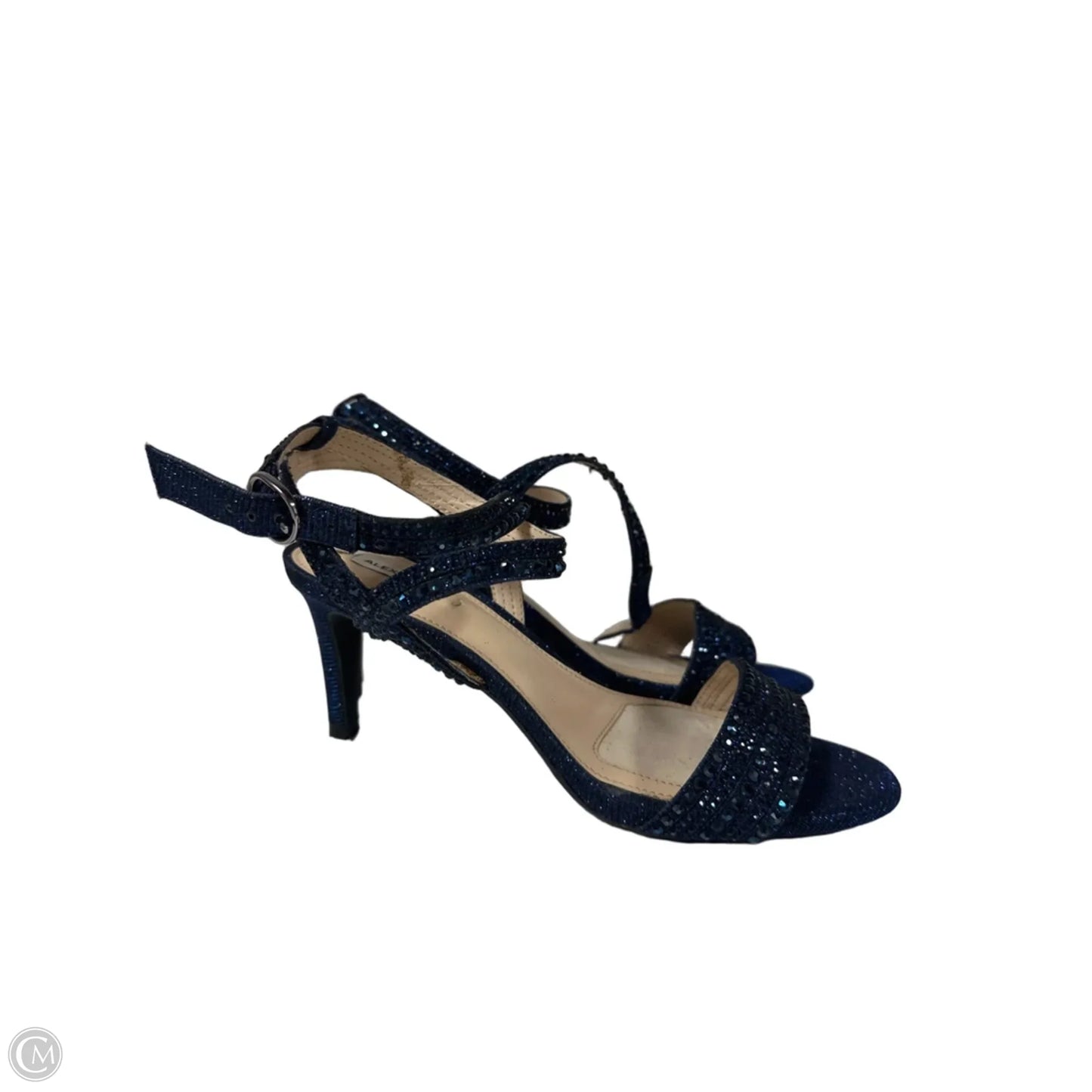 Sandals Heels Stiletto By Alex Marie In Blue, Size: 7.5