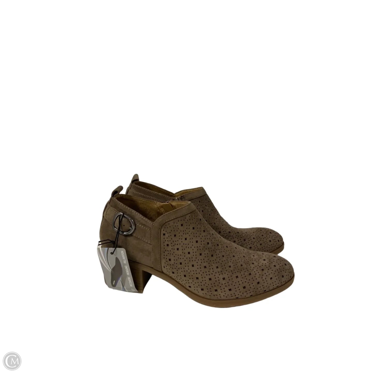 Boots Ankle Heels By Sonoma In Taupe, Size: 9.5