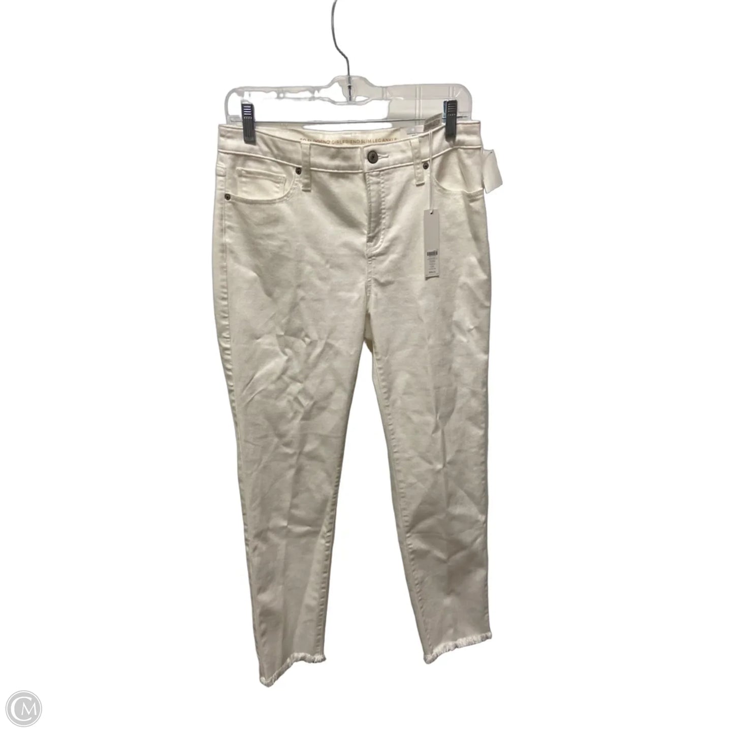 Jeans Straight By Chicos In White, Size: 6
