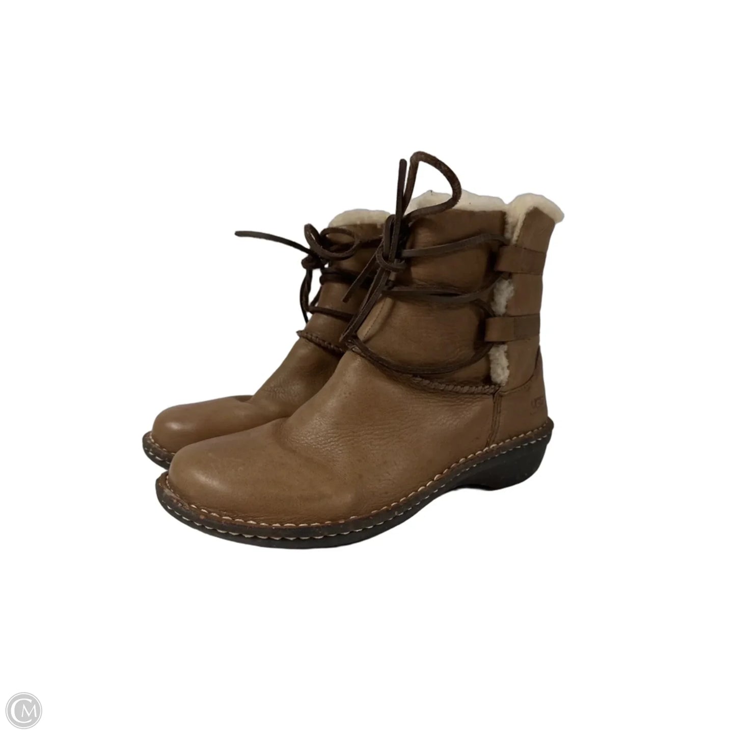 Boots Designer By Ugg In Tan, Size: 8