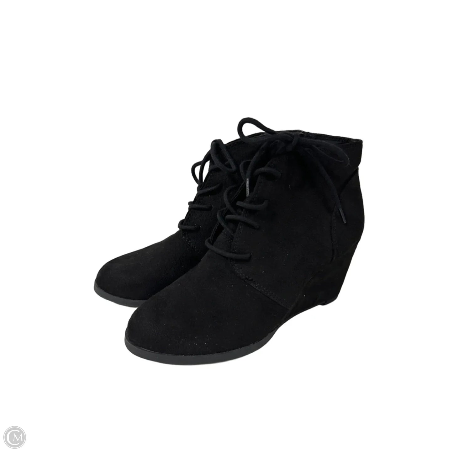 Boots Ankle Flats By American In Black, Size: 7