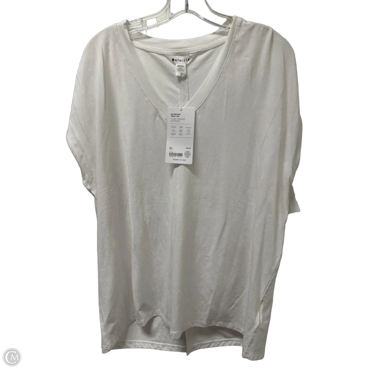 Athletic Tank Top By Athleta In White, Size: L