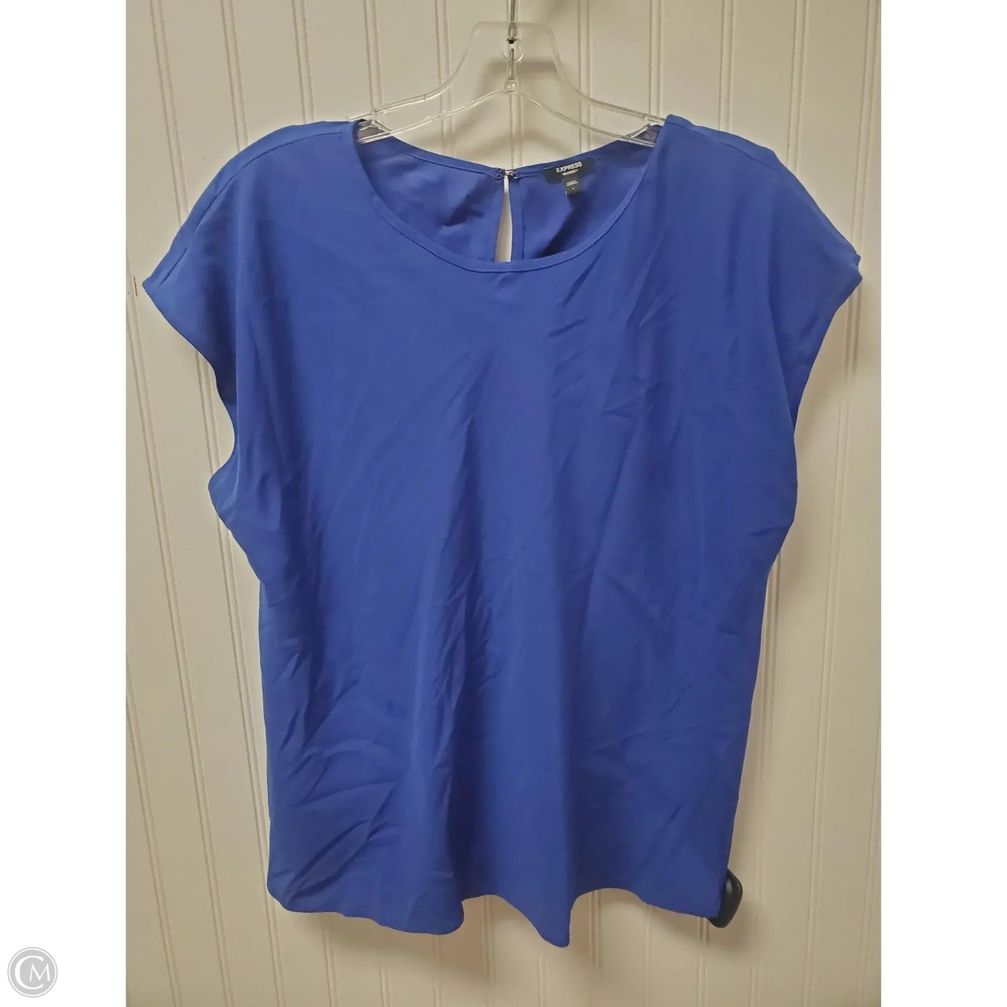 Top Sleeveless By Express In Blue, Size: L
