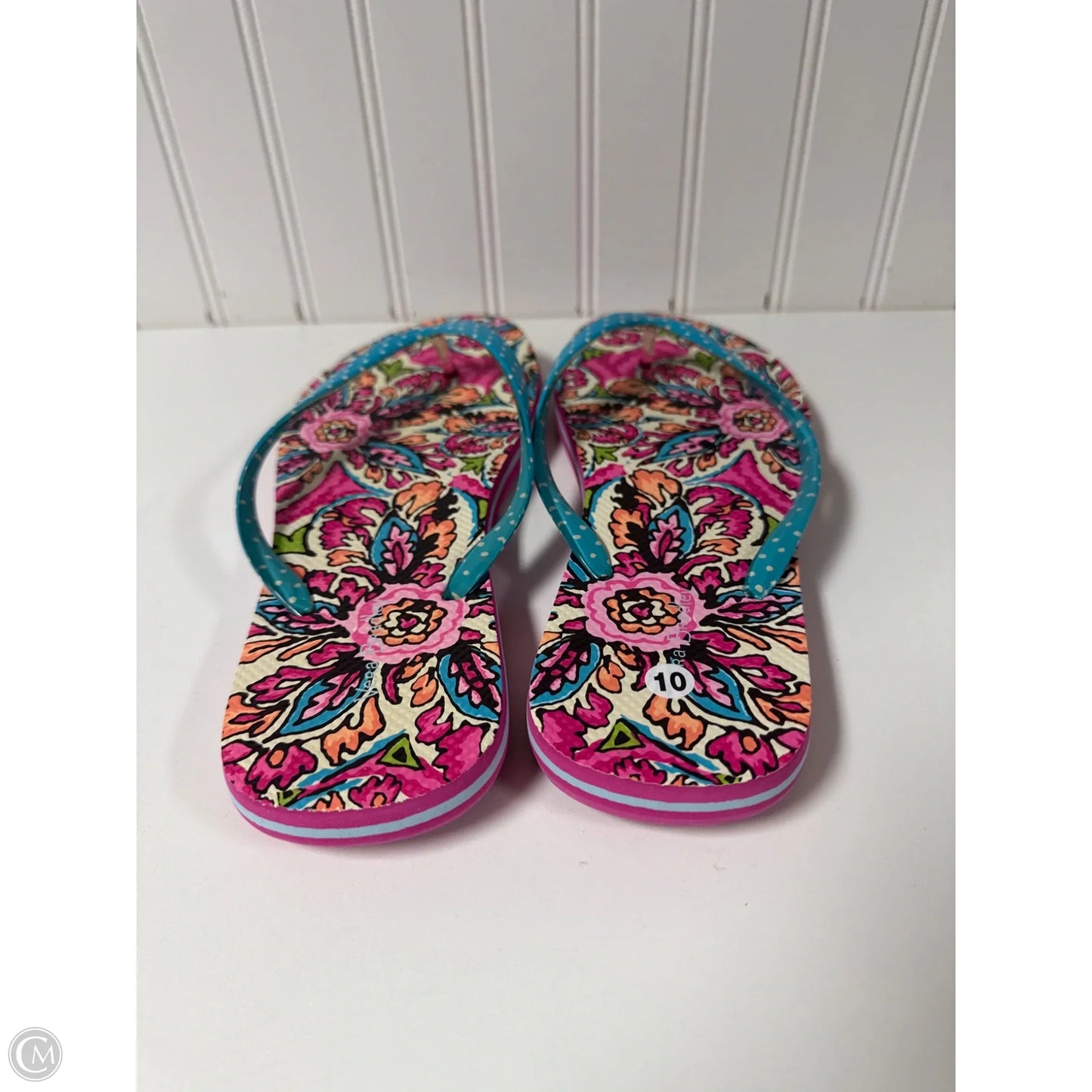Sandals Flip Flops By Vera Bradley In Pink, Size: 10