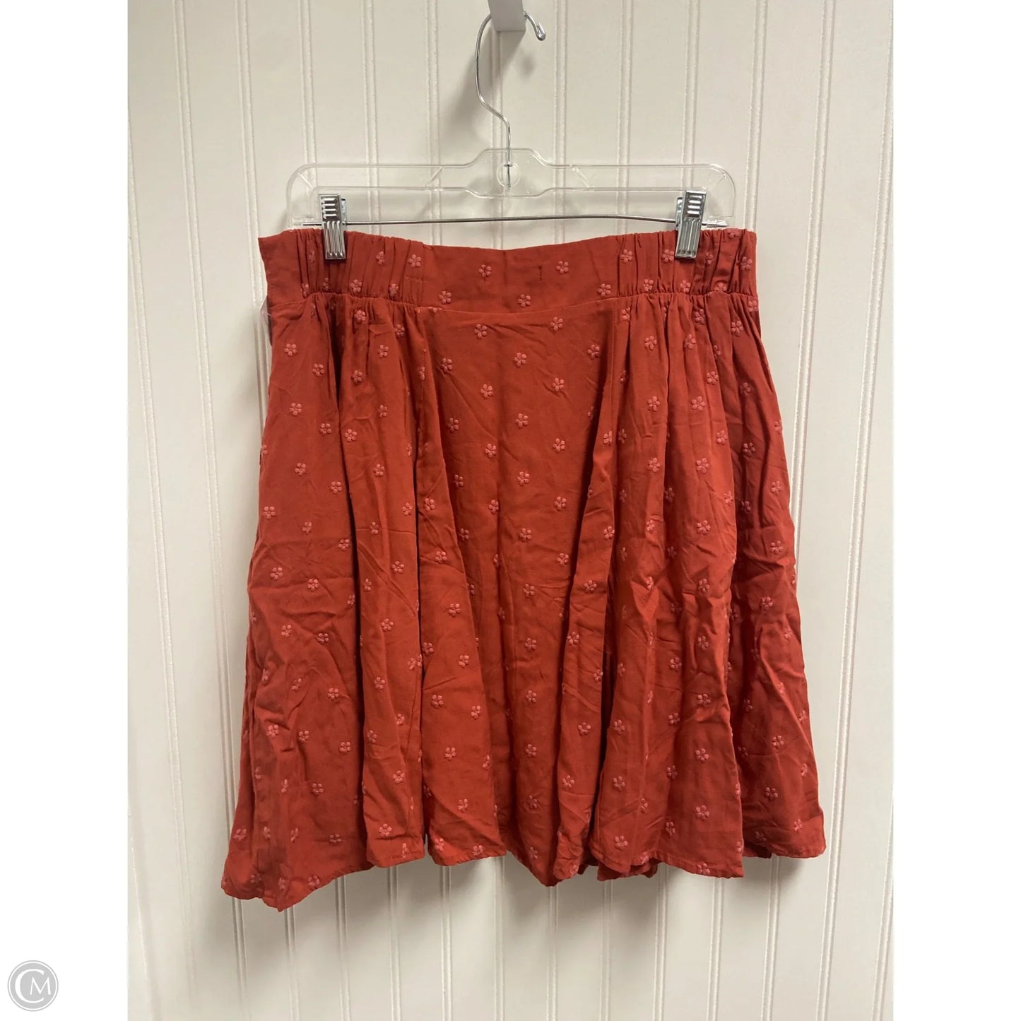 Skirt Mini & Short By Torrid In Orange, Size: M