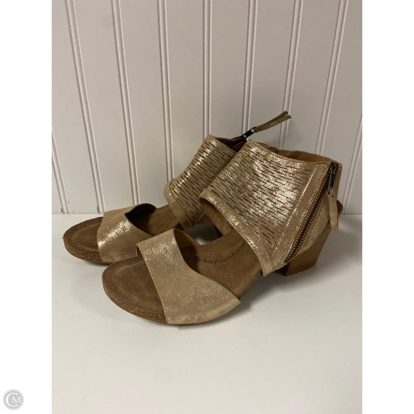 Shoes Heels Block By Sofft In Tan, Size: 9
